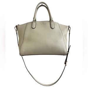 Kate spade Parker cream medium satchel